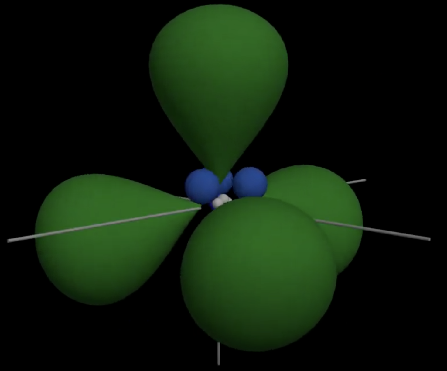 sp3 hybridization density